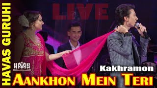 Aankhon Mein Teri  HAVAS guruhi  Kakhramon  LIVE  21102017  Uzbekistan [upl. by Eihtur]