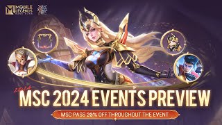 MSC 2024 Events Preview  Mobile Legends Bang Bang [upl. by Benjy]