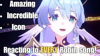 We reacted to every robin song in Star Rail [upl. by Navannod]