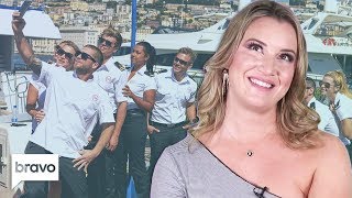 Hannah Ferrier Spills The Tea On The Former Below Deck Med Crew  The Daily Dish  Bravo [upl. by Peter]