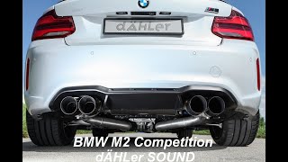 BMW M2 Competition dÄHLer COMPETITION LINE Sound [upl. by Lolita894]