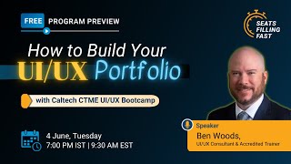 🔥How to Build Your UIUX Portfolio  UIUX Training For Beginners  Caltech  Simplilearn [upl. by Shana]