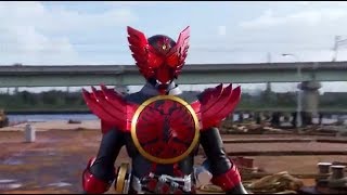 Kamen Rider OOO Tajadoru First Henshin And Battle [upl. by Hecker58]