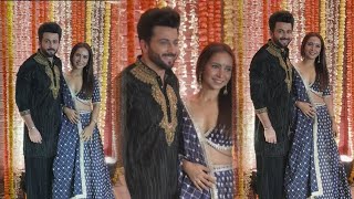 Dheeraj Dhooper With Beautiful Wife Arrives At Sandiip Sikcand Diwali Party [upl. by Ternan]