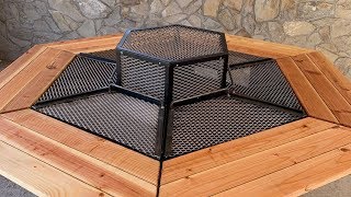 Como hacer una parrilla para asados hexagonal  JAG GRILL [upl. by Botti]