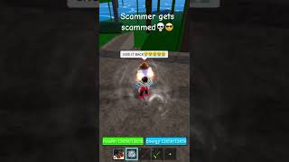 roblox viralbloxfruitsscammer shorts [upl. by Yhtur715]