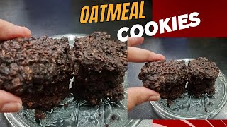 Oatmeal chocolate CookiesNo Maida No Sugarwithout oven by Biakhan [upl. by Nylave250]