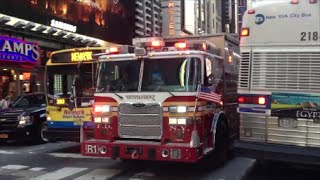 1 Million Views Special FDNY Responding Compilation 6 Blazing Sirens amp Loud Air Horns Throughout NYC [upl. by Tenaej]