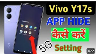 How to hide apps in Vivo y17sVivo y17s me app hide kaise kare app hide setting [upl. by Michaeline]