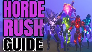 How To Do The HORDE RUSH QUESTS For 3 FREE Rewards Fortnitemares 2023 Horde Rush Challenge Guide [upl. by Levina474]