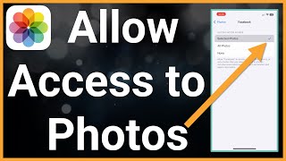 How To Allow Access To Photos On iPhone [upl. by Akilat429]