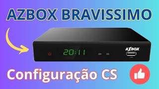 AzBox Bravissimo Configuração CS Reviva Seu Receptor 2024 [upl. by Dodie432]