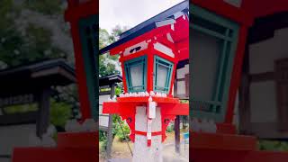 Miyake hachimangu shrine in Kyoto ⛩️ travel kyoto shrine japan [upl. by Rebel123]