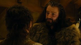 Bilbo conoce a Thorin escudo de roble  Hobbit  Un viaje inesperado Audio Latino HD [upl. by Auhso]