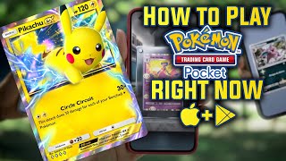 How to Play Pokemon TCG Pocket RIGHT NOW  Android  iOS Install Tutorial [upl. by Ellehciram353]