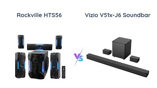 Rockville HTS56 vs Vizio V51xJ6 Home Theater System Comparison [upl. by Abeu709]