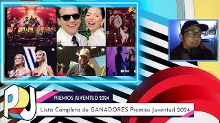 Premios Juventud 2024 Lista Completa de GANADORES 🎵 Desde Puerto Rico llo mejor de la música Latina🤩 [upl. by Aysan]