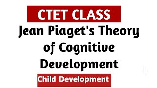 Jean Piagets Theory of Cognitive Development ctetcdpctetchilddevelopment education [upl. by Ecnerwaled]