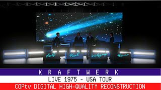 Kraftwerk live 1975 USA Tour FULL CONCERT  IN HIGHQUALITY  COPtv Remix [upl. by Siwel]