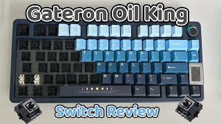 Gateron Oil king Switch Review  INFI75  Linear Switch Soundtest  keyboard [upl. by Ardell316]