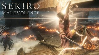 Sekiro Malevolent Genichiro NO Hit Charmless  Demon Bell [upl. by Rombert977]