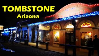 Exploring Tombstone Arizona at night [upl. by Ivett]