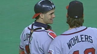 1995 NLCS Gm2 Wohlers fans Morris to seal 62 win [upl. by Lesya44]