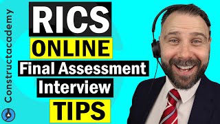 RICS Membership MRICS  Online RICS APC Final Assessment Interview Tips [upl. by Marcoux268]