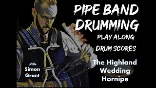 Highland Wedding Hornpipe  Advanced Snare Drum Scores [upl. by Arteid726]