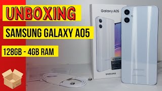 Samsung Galaxy A05 128gb 📦 Unboxing   REVIEW [upl. by Seessel]