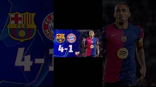 Barca vs Bayern 41🤯 trending edit barcelona bayernmunich football fypシ゚viral fyp capcut [upl. by Nerta963]