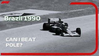 Trying to Beat the First Ever Brazilian Grand Prix Pole Lap [upl. by Jabin]