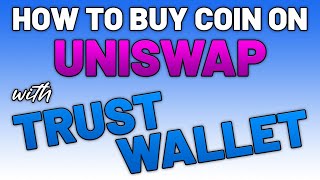 How To Buy Coin On Uniswap With Trust Wallet  How To Buy Coin On Uniswap [upl. by Adym]