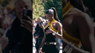 Coco Jones Off White SS25 Street Style New York Fashion Week [upl. by Orlanta]