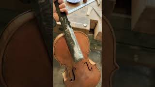 Varnishing da spalla daspalla woodworking woodviolins violinmaking wood violinmaker [upl. by Ecirpac530]