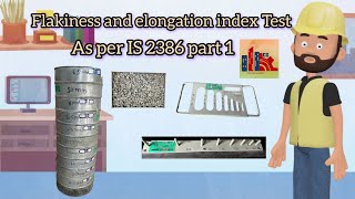 Flakiness and Elongation index test in Hindi [upl. by Ilyah518]