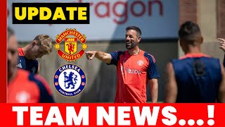 INJURY BOOST Man United V Chelsea Team News [upl. by Fitzgerald]