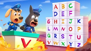 ABC Surprise Box  Learn Alphabet A to Z  Educational Cartoon  Sheriff Labrador  BabyBus [upl. by Ramled246]