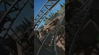 rollercoaster planetcoaster planetcoaster2 amusementparkride themepark shorts [upl. by Meekyh]