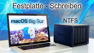 NTFS Festpaltte auf macOS  Lesen und Schreiben Big Sur M1 Tutorial [upl. by Lupee]