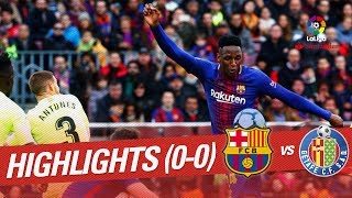 Resumen de FC Barcelona vs Getafe CF 00 [upl. by Issie]