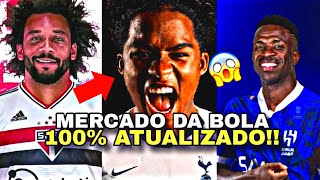 🚨🚨ENDRICK FORA DO REAL MADRID VINI JR NA ARÁBIA MARCELO NO SÃO PAULO E MAIS MERCADO DA BOLA [upl. by Vanzant]