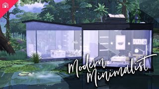 The Sims 4 Speed Build  Modern Minimalist [upl. by Zindman]