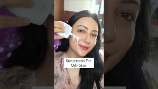 Sunscreens for oily skin skincare [upl. by Cherian]