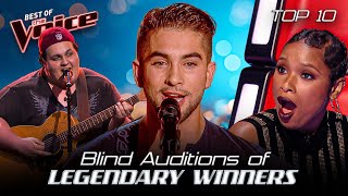 Legendary The Voice WINNERS’ Blind Auditions 🏆  Top 10 [upl. by Issie]