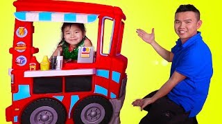 Jannie Pretend Play with Food Truck Kitchen Toyset [upl. by Canty]