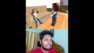 Chucky Attack On Franklin 😭  Indian Bike Driving 3D  Funny Story therifanio shorts [upl. by Aerdnad]