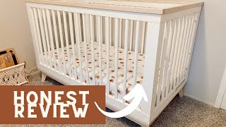 Honest Review Babyletto Scoot 3in1 Convertible Crib Boho Nursery Ideas Neutral Babyletto Crib [upl. by Unhsiv]