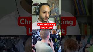 Christian antagonizing Palestinians [upl. by Ahseina]