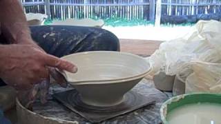 throwing and altering two porcelain bowls [upl. by Wiltshire193]